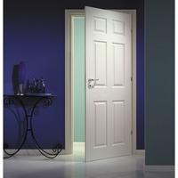 Premdor Moulded 6 Panel Textured Internal Door 78in x 34in x 35mm (1981 x 864mm)