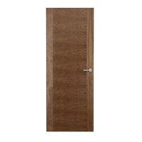 Premdor Walnut 2 Stile Veneer Match Internal FD60 Fire Door 2040 x 826 x 54mm (80.3 x 32.5in)