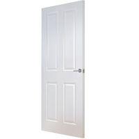 Premdor Moulded 4 Panel Fully Finished Internal Door 78in x 28in x 35mm (1981 x 711mm)