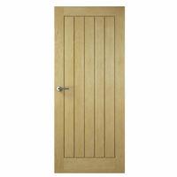 Premdor Croft Oak Fully Finished Internal Door 78in x 24in x 35mm (1981 x 610mm)