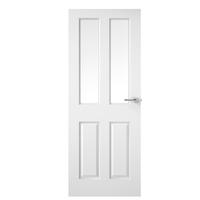 Premdor 2 Light Smooth Clear Glazed Internal Door 78in x 33in x 35mm (1981 x 838mm)