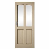 Premdor Richmond Double Glazed Harwood Exterior Door 80in x 32in x 44mm (2032 x 813mm)