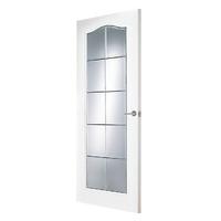 Premdor Columbia Light Glazed Textured Internal Door 78in x 33in x 35mm (1981 x 838mm)