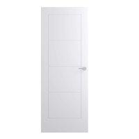 Premdor Moulded Ladder 4 Panel Smooth Internal Door 78in x 24in x 35mm (1981 x 610mm)