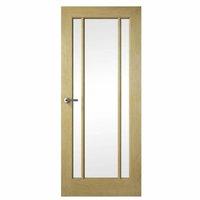 Premdor Wiltshire Oak Glazed Internal Door 80in x 32in x 35mm (2032 x 813mm)