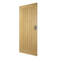 Premdor Croft White Oak Solid Exterior Door 80in x 32in x 44mm (2032 x 813mm)