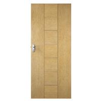 Premdor Nice White Oak Solid Exterior Door 78in x 33in x 44mm (1981 x 838mm)