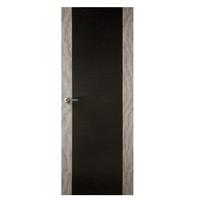 Premdor Grey and Black Two Stile FD60 Internal Fire Door 78in x 33in x 54mm (1981 x 838mm)