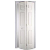 Premdor 6 Panel Smooth Bi-Fold Internal Door 78in x 27in x 35mm (1981 x 686mm)