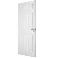 Premdor 6 Panel Smooth Internal Fire Door 2040 x 826 x 44mm (80.3 x 32.5in)