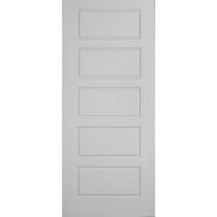 Premdor Moulded 5 Panel Smooth Internal FD60 Fire Door 78in x 30in x 54mm (1981 x 762mm)