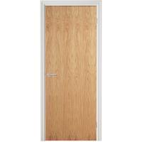 Premdor White Oak Veneered Firemaster Internal Door 78in x 27in x 54mm (1981 x 686mm)