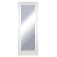 premdor masonite 1 panel clear glazed internal door 2040 x 726 x 40mm  ...