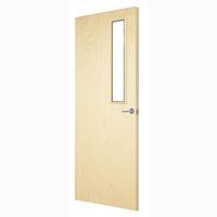 Premdor Popular Paint Grade 3G Clear Glazed Internal Fire Door 2040 x 926 x 44mm (80.3 x 36.5in)
