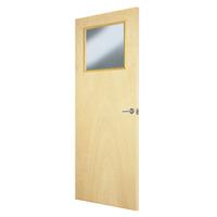 Premdor Popular Paint Grade 1G Clear Glazed Internal Fire Door 78in x 33in x 44mm (1981 x 838mm)