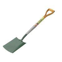 premier wooden handle garden spade