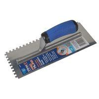professional notched adhesive trowel 8mm stainless steel 11in x 412in