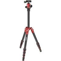 PrimaPhoto Small Travel Tripod - Red