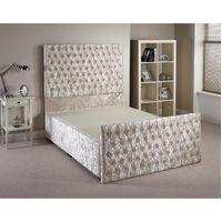 Provincial Cream Double Bed Frame 4ft 6 with 4 drawers