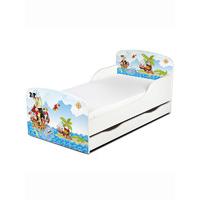 PriceRightHome Pirates Toddler Bed with Underbed Storage