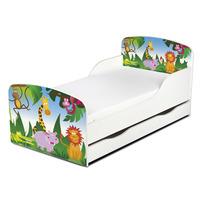 PriceRightHome Jungle Exclusive Design Toddler Bed with Underbed Storage