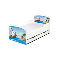 PriceRightHome Pirates Exclusive Design Toddler Bed with Underbed Storage