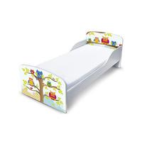 PriceRightHome Owls Toddler Bed + Fully Sprung Mattress