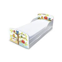 PriceRightHome Owls Toddler Bed with Underbed Storage