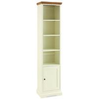 Provence Two Tone Narrow Bookcase with Cupboard