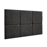 Prestwick Frienza Velour Headboard Black Double