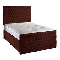 Provincial Mulberry Small Single Bed and Mattress Set 2ft 6 no drawers