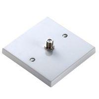 Pro Power Standard Screwed White Plastic Satellite Socket