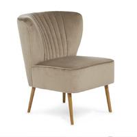 Prestwick Armchair and Footstool Mink