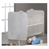 Prague Wooden Childrens Bed In White With Bars