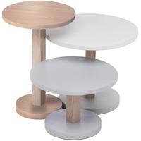 Primo Oak Tables Latte Oak, Light Grey and Stone Grey (Set of 3)