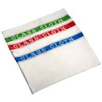 printed cotton glass cloths 50 x 76cm pack of 10