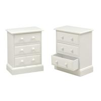 Provence Painted Set of 2 Wide Bedside Tables