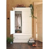 Provence Painted Double Wardrobe with Drawer