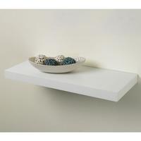 pratica tendenza floating shelf kit white 25cm x 60cm