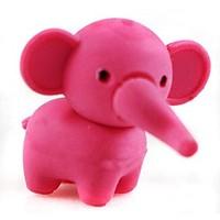 Pretty Detachable Elephant Shaped Eraser (Random Color x 2 PCS)