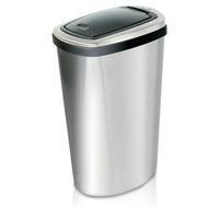 Press Top Stainless Steel Bin with Inner Liner 40 Litre