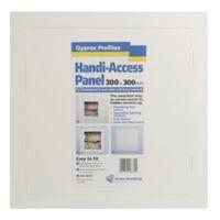 Profilex White Non-Fire Rated Standard PVCu Push Up Wall Access Panel (L)300mm (W)300mm