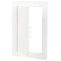 Profilex White Non-Fire Rated Standard PVCu Push Up Wall Access Panel (L)235mm (W)150mm