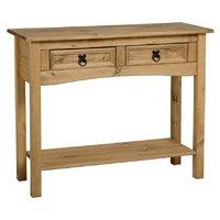 Premiere Corona 2 Drawer Console Table with Shelf