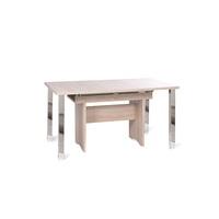 Primo Wooden Extendable Dining Table In Sonoma Oak
