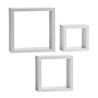 Premier Housewares Set of 3 Wall Cubes