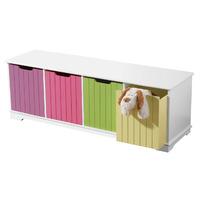 Premier Housewares Multicoloured 4 Drawer Storage Unit