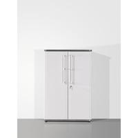 profi lockable light grey filing cabinet