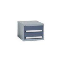 premier under bench double drawer unit 425h x 500w x 500d