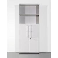 Profi Light Grey Lockable Combination Filing Cabinet